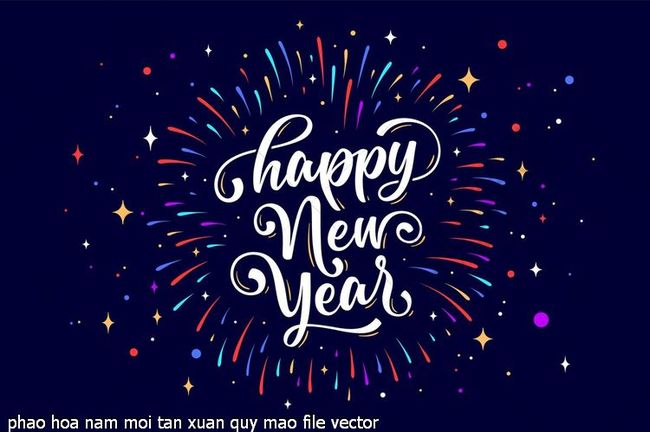 phao hoa nam moi tan xuan quy mao file vector